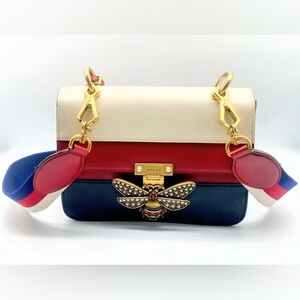 GUCCI Multicolor Leather Queen Margaret Shoulder Bag